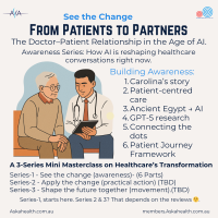 See the change from patient to partner